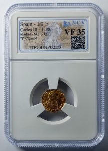 Medio escudo Carlos III Madrid 1788